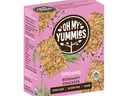 Oh My Yummies Crackers - Rosemary (130g) Hot on Sale