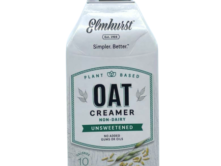 Elmhurst Oat Creamer - Unsweetened (473ml) Sale