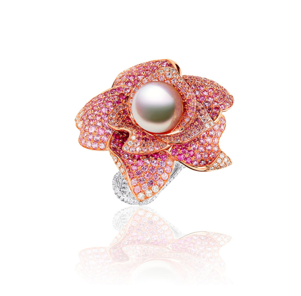 La Fleur Akoya Pearl Ring Sale