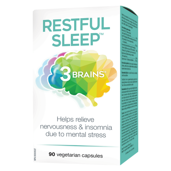 3 Brains Restful Sleep (90 VCaps) Online Hot Sale