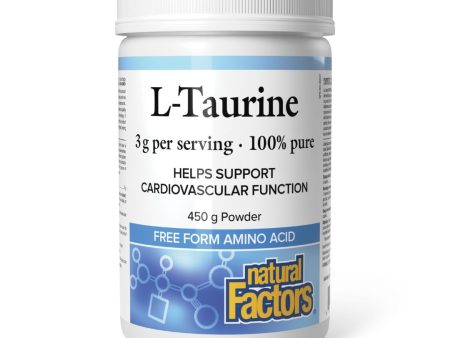 Natural Factors L-Taurine Powder (450g) Online Hot Sale