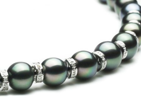 Shimmer Peacock Black Pearl Strand Cheap