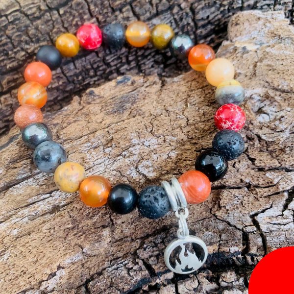 ELEMENT Bracelet [#3F] ~ FIRE ~ Aries . Leo . Sagittarius ~ [small+] For Cheap