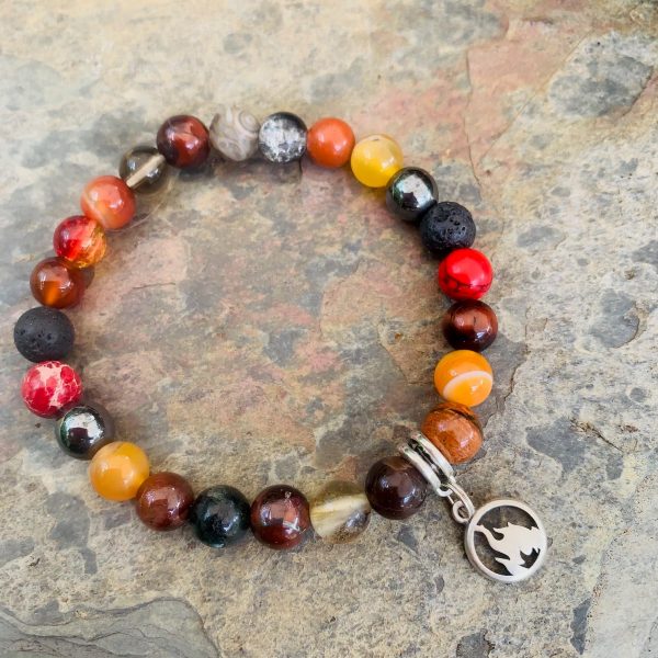 ELEMENT Bracelet [#5F] ~ FIRE ~ Aries . Leo . Sagittarius ~ [medium+] Online