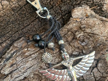 Shungite amplified Keyring Charm ~ GODDESS [ISIS] #1 Online Hot Sale