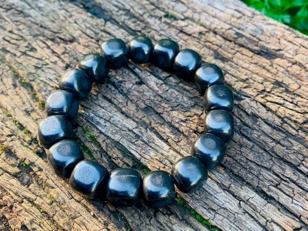 Authentic Shungite Cube Bead Bracelet (Medium)BCUBE03 Supply