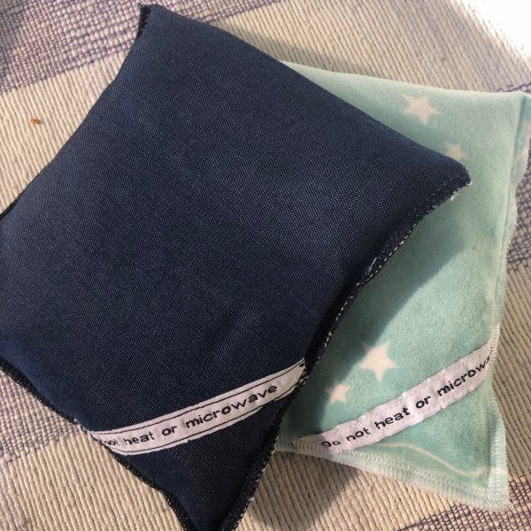 Shungite Filled Soothing BAG PILLOW [100gms of shungite] ~ BLUE STARS For Sale