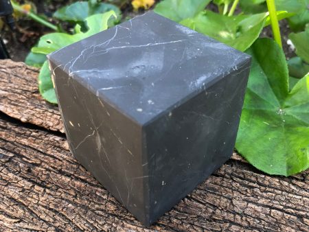 100% Authentic Solid Shungite CUBE 60mm - UNPOLISHED Online Hot Sale