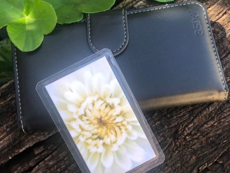 Shungite + CSilver Mobile Phone KiCard ~ EMF Protection ~ FLOWER#1 Online Hot Sale