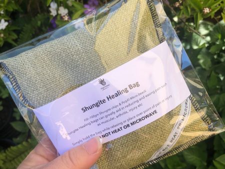 Shungite Filled Soothing BAG PILLOW [100gms of shungite] ~ GREEN Fashion