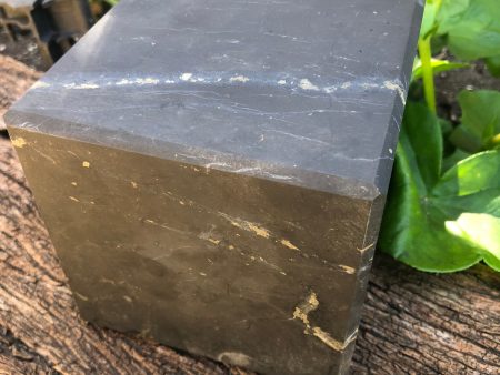 100% Authentic Solid Shungite CUBE 100mm - UNPOLISHED Online Hot Sale