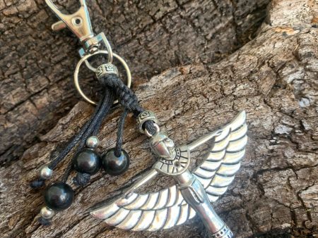 Shungite amplified Keyring Charm ~ GODDESS [ISIS] #4 Supply