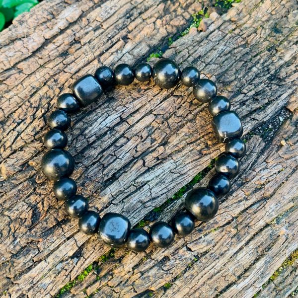 Authentic Solid Shungite Bracelet (Large)BMIX05 Sale